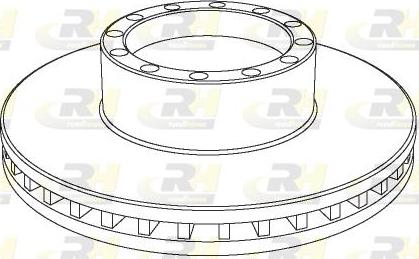 Roadhouse NSX1091.20 - Тормозной диск autospares.lv