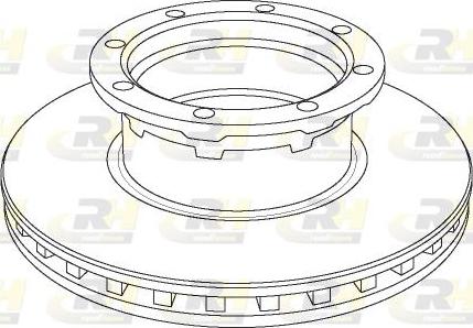 Roadhouse NSX1056.20 - Тормозной диск autospares.lv