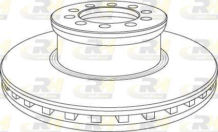 Roadhouse NSX1053.20 - Тормозной диск autospares.lv