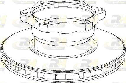 Roadhouse NSX1052.20 - Тормозной диск autospares.lv