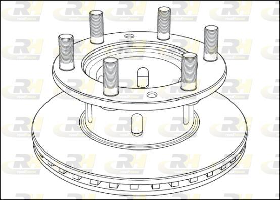 Quinton Hazell BDC4650 - Тормозной диск autospares.lv