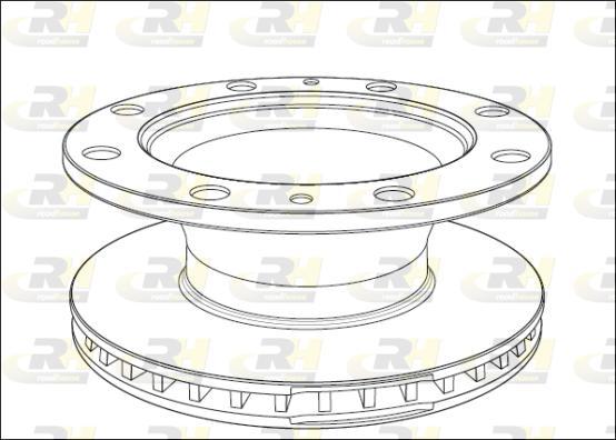 Roadhouse NSX1014.20 - Тормозной диск autospares.lv