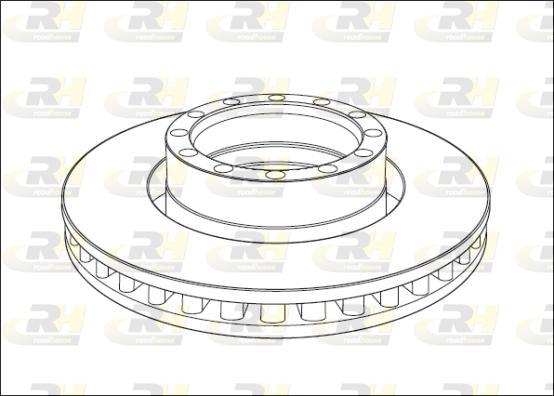 Roadhouse NSX1015.20 - Тормозной диск autospares.lv