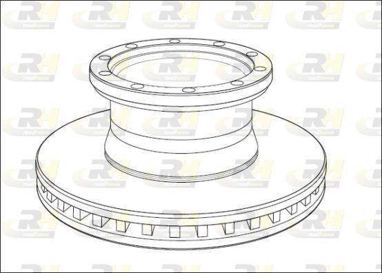 Roadhouse NSX1011.20 - Тормозной диск autospares.lv