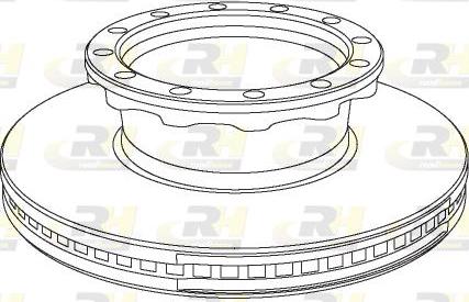 Roadhouse NSX1029.20 - Тормозной диск autospares.lv