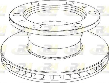 Roadhouse NSX1023.20 - Тормозной диск autospares.lv