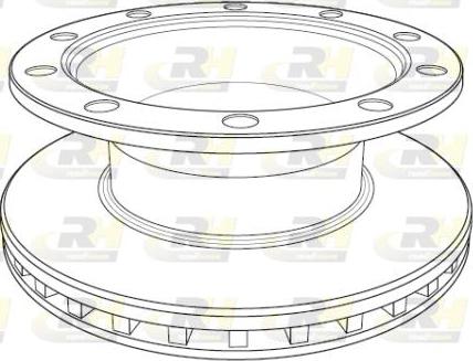 Roadhouse NSX1199.20 - Тормозной диск autospares.lv