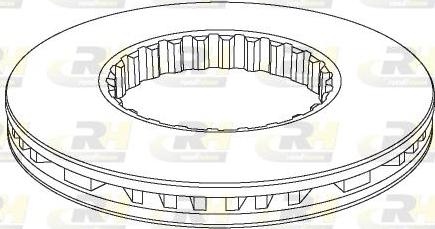 Roadhouse NSX1146.20 - Тормозной диск autospares.lv