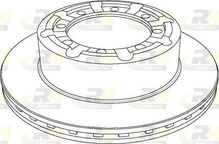 Roadhouse NSX1140.20 - Тормозной диск autospares.lv