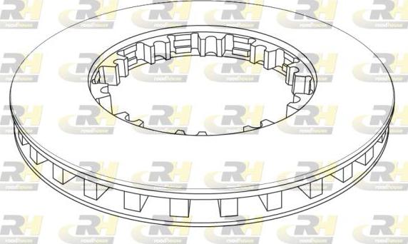 Roadhouse NSX1143.21 - Тормозной диск autospares.lv