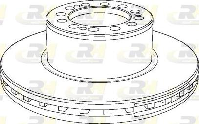 Roadhouse NSX1142.20 - Тормозной диск autospares.lv