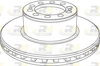 Roadhouse NSX1157.20 - Тормозной диск autospares.lv