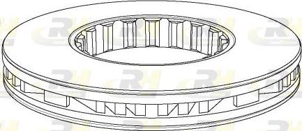 Roadhouse NSX1161.20 - Тормозной диск autospares.lv