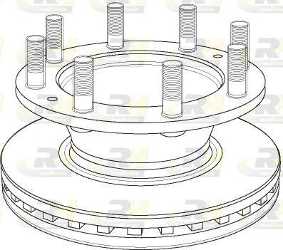 Roadhouse NSX1162.20 - Тормозной диск autospares.lv