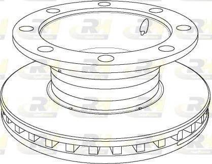 Roadhouse NSX1106.20 - Тормозной диск autospares.lv