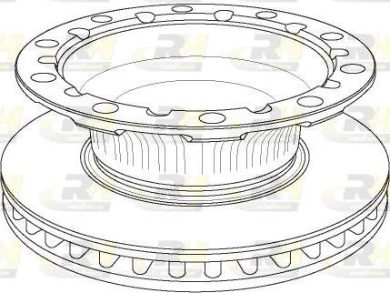 Roadhouse NSX1171.20 - Тормозной диск autospares.lv