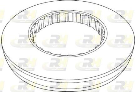 Roadhouse NSX1177.10 - Тормозной диск autospares.lv