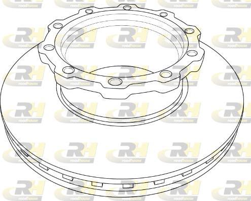 Roadhouse NSX1207.20 - Тормозной диск autospares.lv