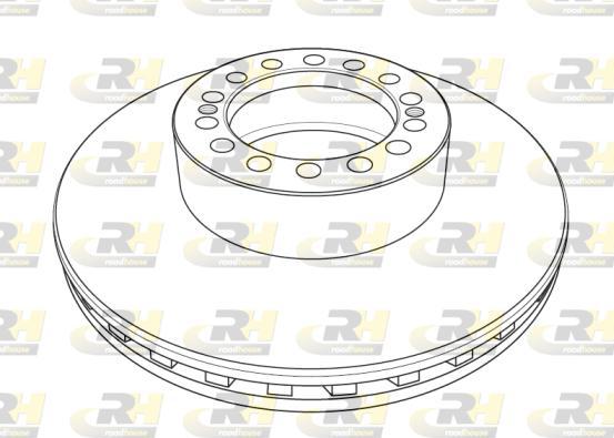 Roadhouse NSX1238.20 - Тормозной диск autospares.lv