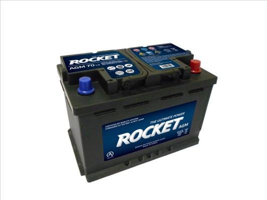 ROCKET BAT070AGM - Стартерная аккумуляторная батарея, АКБ autospares.lv