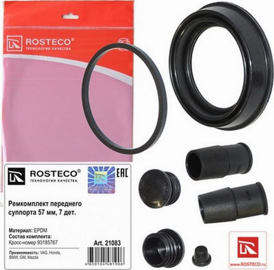 Rosteco 21083 - Ремкомплект, тормозной суппорт autospares.lv