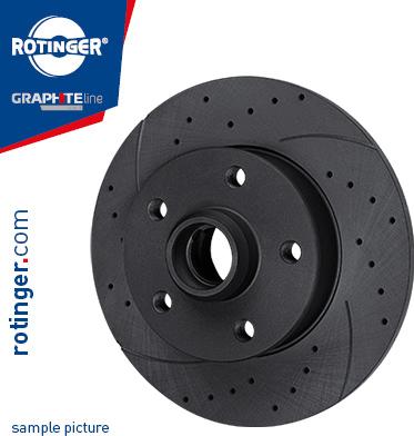 Rotinger RT 1051-GL T5 - Тормозной диск autospares.lv