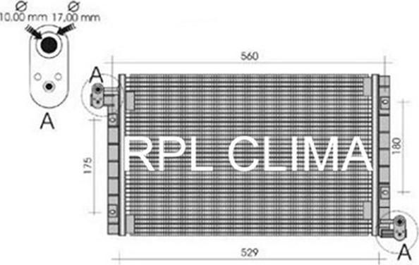 RPLQuality APCDFT0040 - Конденсатор кондиционера autospares.lv
