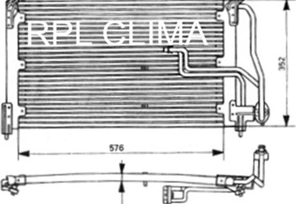 RPLQuality APCDOP0002 - Конденсатор кондиционера autospares.lv