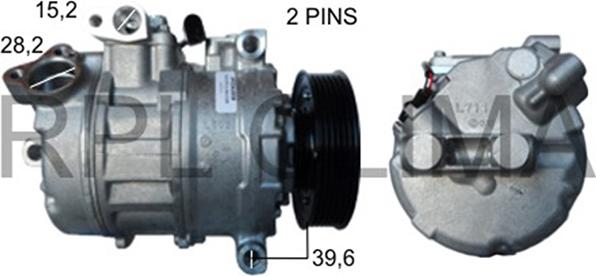 RPLQuality APCOAU0039 - Компрессор кондиционера autospares.lv