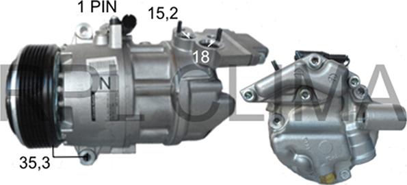 RPLQuality APCOBW5036 - Компрессор кондиционера autospares.lv