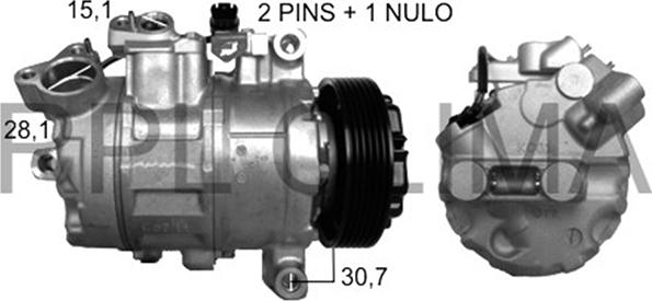 RPLQuality APCOBW0051 - Компрессор кондиционера autospares.lv