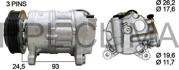 RPLQuality APCOBW5078 - Компрессор кондиционера autospares.lv