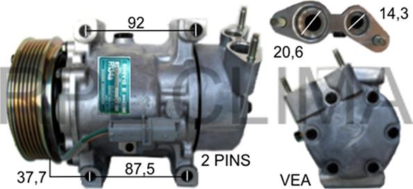 RPLQuality APCOCI5023 - Компрессор кондиционера autospares.lv