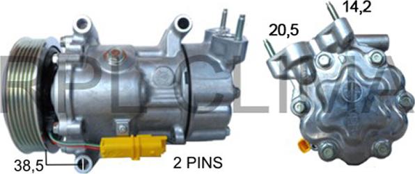 RPLQuality APCOCI5041 - Компрессор кондиционера autospares.lv