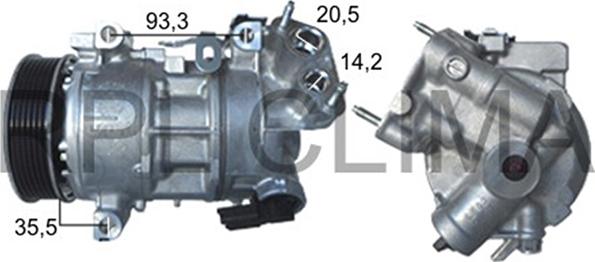 RPLQuality APCOCI0055 - Компрессор кондиционера autospares.lv