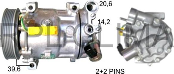 RPLQuality APCOCI5031 - Компрессор кондиционера autospares.lv