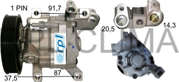 RPLQuality APCOCI0038 - Компрессор кондиционера autospares.lv