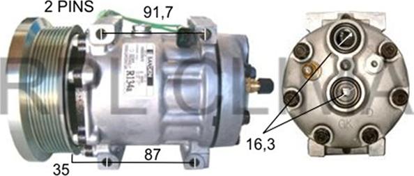 RPLQuality APCOCT5002 - Компрессор кондиционера autospares.lv