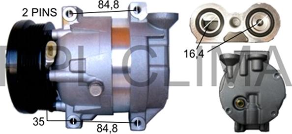 RPLQuality APCODW5009 - Компрессор кондиционера autospares.lv