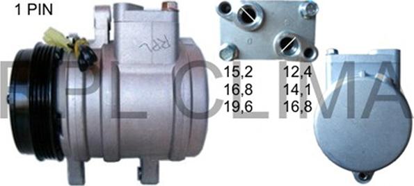 RPLQuality APCODW0004 - Компрессор кондиционера autospares.lv