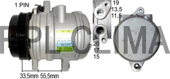 RPLQuality APCODW0014 - Компрессор кондиционера autospares.lv