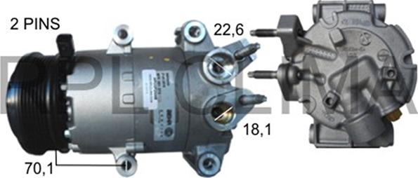 RPLQuality APCOFD5068 - Компрессор кондиционера autospares.lv