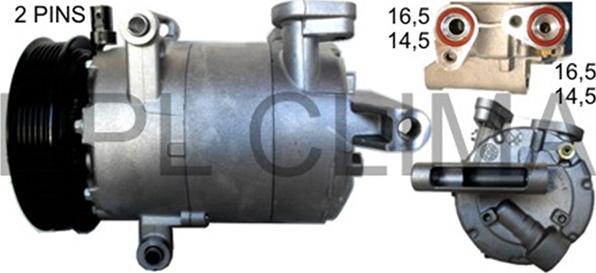 RPLQuality APCOFD0048 - Компрессор кондиционера autospares.lv