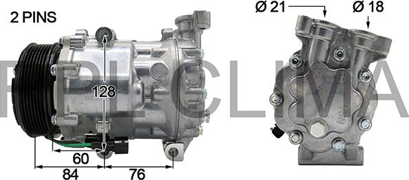 RPLQuality APCOFD0059 - Компрессор кондиционера autospares.lv