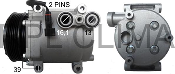 RPLQuality APCOFD0057 - Компрессор кондиционера autospares.lv