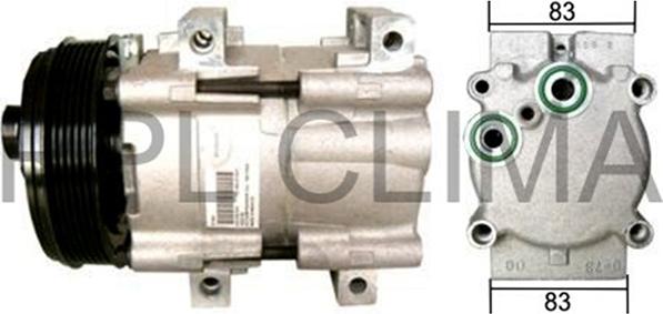 RPLQuality APCOFD5001 - Компрессор кондиционера autospares.lv