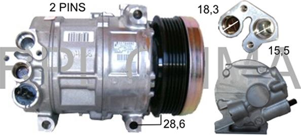 RPLQuality APCOFT5039 - Компрессор кондиционера autospares.lv