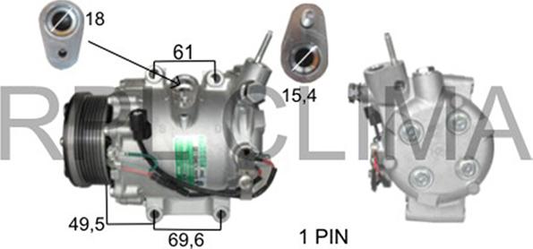 RPLQuality APCOHO5038 - Компрессор кондиционера autospares.lv