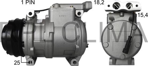 RPLQuality APCOIV5007 - Компрессор кондиционера autospares.lv