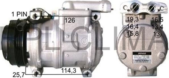 RPLQuality APCOIV0007 - Компрессор кондиционера autospares.lv